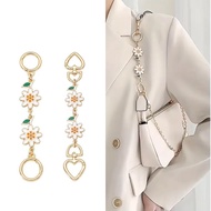Yoomee Daisy Flower Bag Extender Chain Strap for Co-ch Mahjong bag Purse Extension Chain Bag Charms 