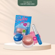 [Set with Brush] Fwee Lip mud lipstick set & Cheek Blurry Pudding Pot 5g + Lip Brush Set