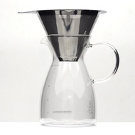 CAFEDE KONA 雙層不鏽鋼濾網02+咖啡分享壺