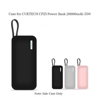 Silicone Case for CUKTECH CP25 20000mAh 55W Power Bank Shockproof Soft Protective Cover Anti-Scratch