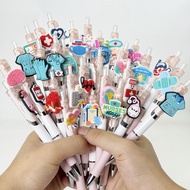 25pcs Student Stationery Medical Medical Styling Patch Pushable Pink Gel Pen Fountain Pen Office Bal