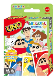 MATTEL - 日本版 UNO紙牌遊戲 “蠟筆小新" 經典 懷舊 家庭遊戲 派對game cards 動感超人限定卡