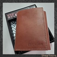 Steve Madden Men's Leather Wallet 防RFID 男裝真皮銀包 附送禮盒 *多色可訂* 全新現貨正品 生日禮物 男朋友禮物