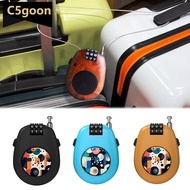 C5GOON Motorcycle Helmet Combination Lock Portable Durable Retractable Steel Wire Anti-Theft Securit