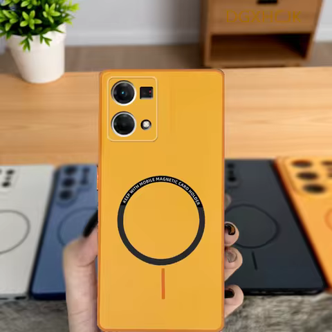 For Oppo Reno7 4G Case OPPO Reno8 4G Phone Case Oppo F21 Pro F21s Pro Cover Shookproof Color magneti