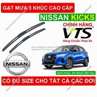 Nissan Kicks 3-Segment Windshield Wipers, bag Windshield Wipers for Nissan Kicks