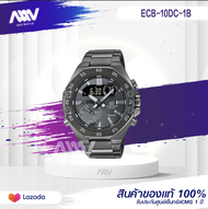 Casio Edifice นาฬิกาข้อมือผู้ชาย สายสแตนเลส รุ่น ECB-10ECB-10DC ECB-10DC-1B ของใหม่ของแท้100% ประกันศูนย์เซ็นทรัลCMG 1 ปี