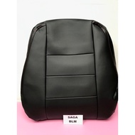 Proton Saga BLM PVC Seat Cover with Red Stitching  - Black