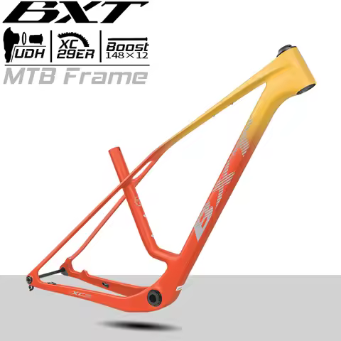 BXT MTB Frame model-086 Carbon Fibre T1000 29er Carbon Mountain Bike Frame Screw-in T47(73mm) Disc B