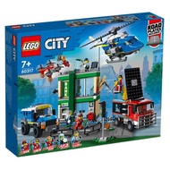 LEGO City Police Chase at The Bank 60317 Building Toy Set for Kids Boys and Girls Ages 7+ (915 Piece