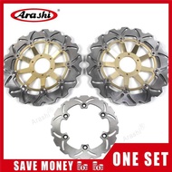 Arashi 1 Set For HONDA X VARADERO ABS 1000 2004-2011 CNC Floating Front Rear Brake Disc Rotors 2004