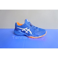 Asics Court FF3 Novak Tuna Blue White Tennis Shoes/Asics Original Tennis Shoes