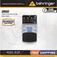 Behringer DR600 Digital Reverb Guitar Effects Pedal (DR-600 / DR 600)