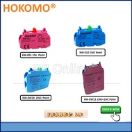 HOKOMO Double Contact Block No Nc Point 2NO/2NC ,1NO1NC
