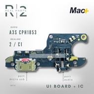 OPPO A3s CPH1853 Mic Charging Board | REALMI 2 / C1 Mac+ UI Board PCB Charger