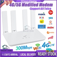Upgrade✨WiFi Router C301 Modified Modem Unlocked 4G/5G 300Mbps WiFi Modem SIM Card CPE Unlimited Hot