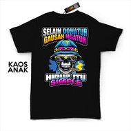 SOUNDBALAPBLITAR Children's T-Shirt Distro Besides No Need for Boys and Girls