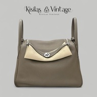 Hermes Lindy 30大象灰銀扣