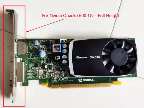 Used For Nvidia Quadro 600 1G, Q600 DDR3 Video Card DP DVI Graphic Card