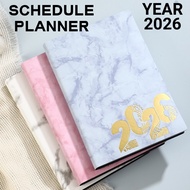 [Ready Stock] 2026 Planner 2026 Diary Notebook A5 Page a Day Daily Planner Academic Diary Weekly Mon