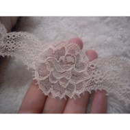 Cheap Zone~HH31 Skin Color 4.5cm Wide Elastic Lace 999cm.patchwork.diy. (DIY. (Length 900 Cm)