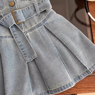 Girls Dress Summer 2026 New Dress Summer 2026 Denim Dress Trendy Girls Dress Summer