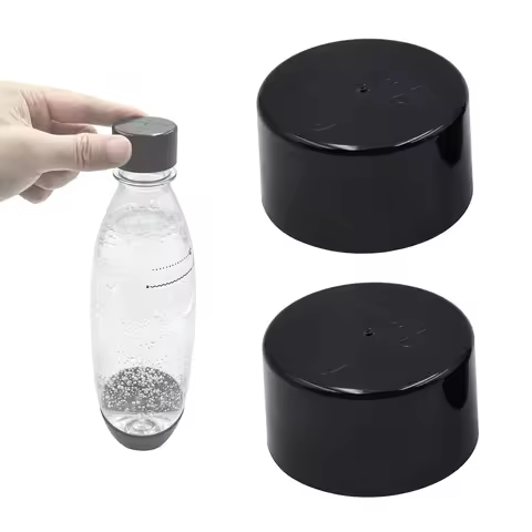 2-Pack, Sparkling Water Bottle Caps, Carbonating Bottles Lid, Soda Machine Water Bottle Cap
