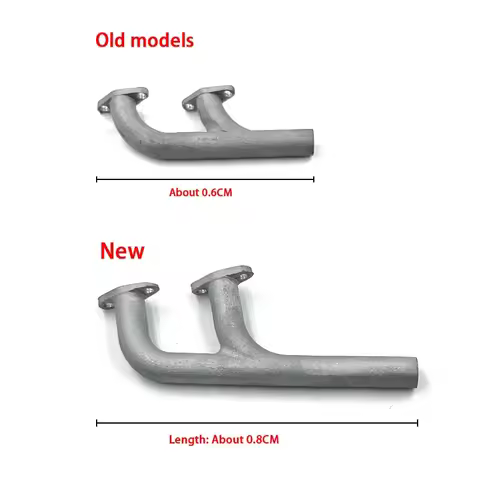 TOYAN Twin Cylinder Engine Exhaust Pipe Accessories Suitable for FS-L200AC /FS-L200W Exhaust Pipe wi