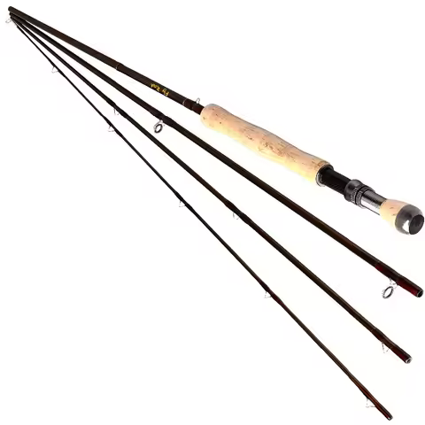 9FT/2.7m or 10FT/3m 5-6wt or 7-8wt Fly Fishing Rod Pole 4 pcs Carbon Blanks Cork Handle Medium-Fast 