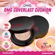 (SPECIAL DEALS) OMG Coverlast Cushion 15g | Dewy High Coverage | Flawless Cushion Foundation