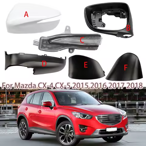 Car Accessories Side Mirror Lower Cover Rearview Mirror Housing Frame For Mazda CX-3 CX-4 CX-5 2015 