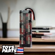 ถ่านชาร์จสำหรับรถบังคับ 6EP4600 SC : 7.2 volt 4600mAh rechargeable NiMH. ปลั๊กแบบ2รู มาคราฐาน TAMIYA