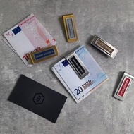 【客製化禮物】手工立體深刻 金屬姓名鈔票錢夾 / 黃銅 / 不鏽鋼