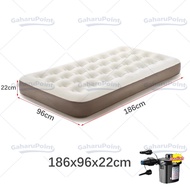 【COD】Kasur Angin KING Size 203 x 183cm/ Matras Kasur Angin Karet Sofa Bed Pompa Angin Listrik Pompa