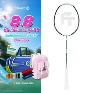 ไม้แบดมินตัน FELET รุ่น WOVEN EIGHTY8 (4U)แถมเอ็น + กริป คละสี + ซอง