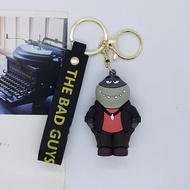 Creative Cartoon Bad Guy League Keychain Pendant Bag Car Keychain Accessories Gifts