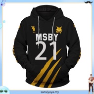 Anime Haikyuu Schweiden Adlers Jersey Round Collar T-shirt