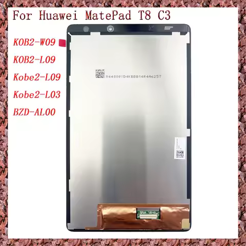 AAA+ For Huawei MatePad T8 C3 8.0 KOB2-W09 KOB2-L09 BZD-AL00 LCD Display Touch Screen Digitizer Asse