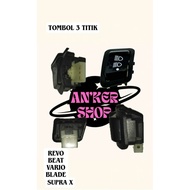 TOMBOL 3-POINT DIM BUTTON 3-POINT LIGHT SWITCH