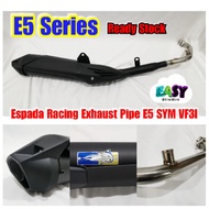 Espada Racing E5 Series Exhaust Pipe VF3I LC135 RS150 Ekzos yamaha sym185 VF3I LE  cutting rs150