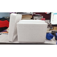 Mini polystyrene foam box / kotak gabus putih ice box