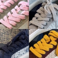 Shoelaces Suitable for Dior B33 Sneakers Wool Shoelaces Men Women Sneakers Rope White Gray Olive Gre
