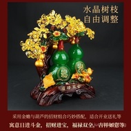 SG Gourd Ornament for Wealth Entrance Gourd Chinese Style Home Decor Living Room TV Cabinet Decorati