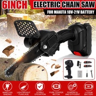 4 /6 Inch Electric Saw Cordless Handheld Chainsaw 6inc/4inc