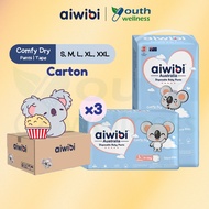 [Carton] Aiwibi Comfy Dry Baby Diaper Tape / Pants (3 Packs) 1.8mm Ultra Thin