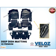 DEEP DISH MATTING 5D PREMIUM FOR TOYOTA VELOZ (2022 TO 2024)