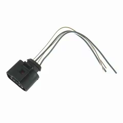 HONGGE 1 Pcs Car 4 Pin Pressure Boost Pigtail Plug 1J0973704 for VW Beetle Golf Passat B5 Audi A4 A6