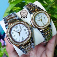 Shock Proof Full Stainless Couple Watch Patek Philippe Automatic Hand Casual Watch Actual-Pic Non-Ta