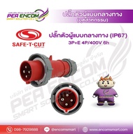 ปลั๊กตัวผู้แบบกลางทาง (IP67) 3P+N+E 5P/400V 6h