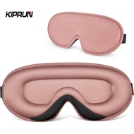 KIPRUN 3D Memory Foam Sleep Eye Mask,  100% Blackout Sleep Mask for Women Men, Soft & Comfortable Sl